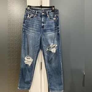 American Eagle Outfitters Men's Ripped Blue Jeans